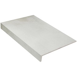 Degrau cerâmico  RECER GRAND CONCRETE GREY  CIMENTO 30X60CM