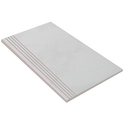Degrau cerâmico  RECER ICE NIGHTFALL CIMENTO 30X60CM