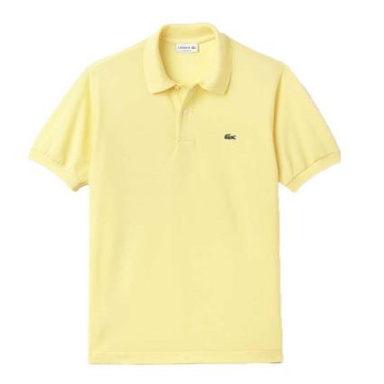 Lacoste Best Short Sleeve Polo Shirt Amarelo L Homem