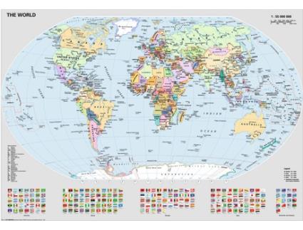 Puzzle  Mapa Mundo Político (1000 Peças)