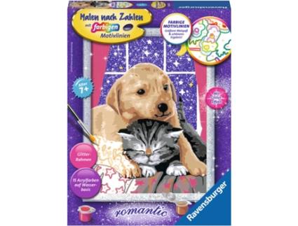 Livro para Colorir RAVENSBURGER Cão e Gato
