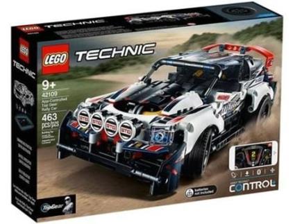 Technic:  Carro De Rali Top Gear Comandado Por App - 42109 (Idade mínima: 9 - 463 Peças)