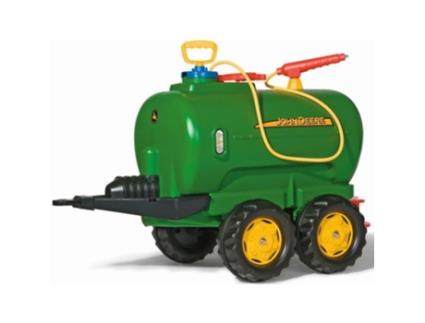 Atrelado com Tanque de Água John Deere ROLLYTOYS Tanker com Pulverizador