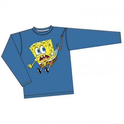 Camisola Azul Bob Esponja - Tamanho 4