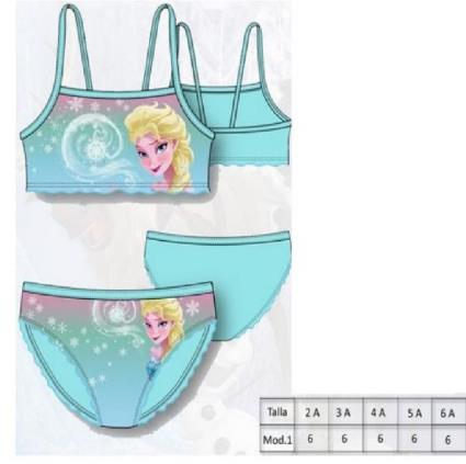 Biquini  Frozen Elsa Magic - 2 Anos