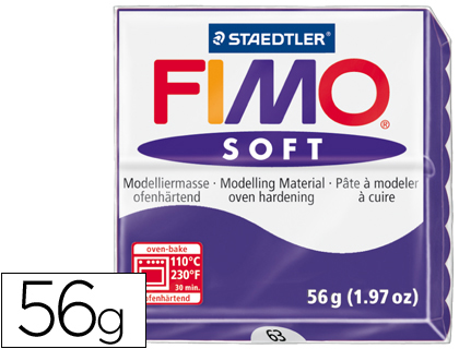 Pasta Modelar  Soft 56gr Violeta Escuro Staedtler