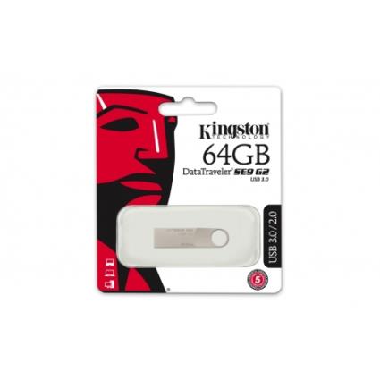Memória USB  DTSE9G2 3.0 Prateado - 64 GB
