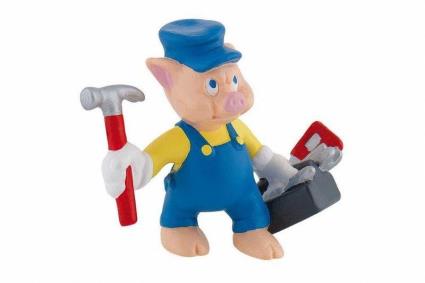Figura de Brincar  Os Três Porquinhos: Jimmy