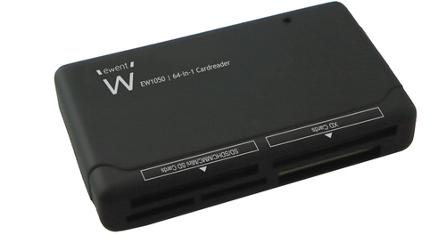 Leitor Cartões Externo. Usb 2.0. Preto