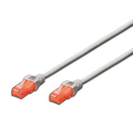 Cabo de Rede  RJ45 U/UTP Cat.6 10 Metros Cinza