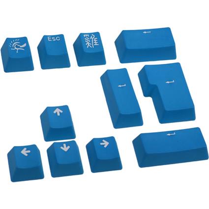 Conjunto de 11 Teclas  PBT Double Shot - Azul