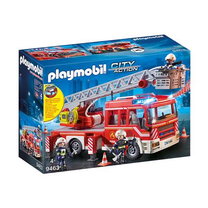 Camião de bombeiros com luz e som City Action  9463 (14 pcs)