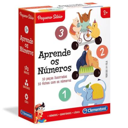 CLEMENTONI Jogo ‘Aprende os Números’, 3+ Anos