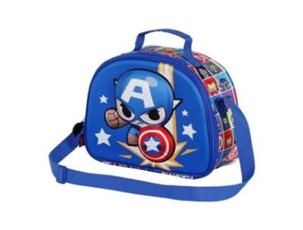 Lancheira 3D Punch Capitão América Vingadores Vingadores Marvel