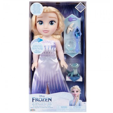 Disney Frozen 2 Snow Queen Elsa Boneca 38cm musical