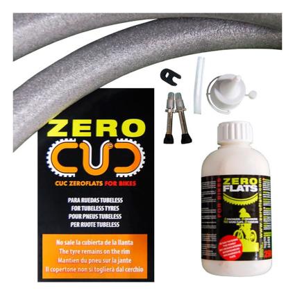 Zeroflats Zerocuc 20 Mm Anti Puncture Kit Branco,Preto 29´´