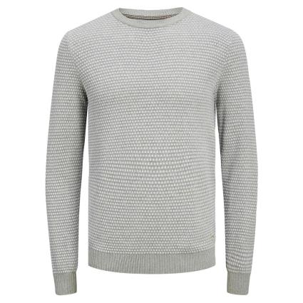 Jack & Jones Atlas Crew Neck Sweater Cinzento L Homem
