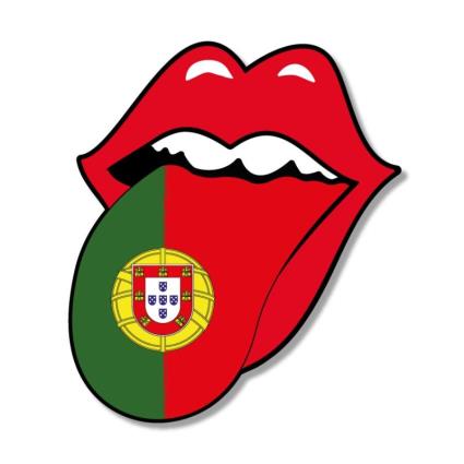 1 autocolante de resina 3d com bandeira de portugal
