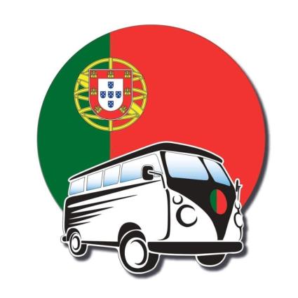 1 autocolante de resina 3d com furgão de portugal