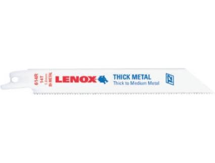 Lâmina LENOX S De Reciprocrating De Corte De Metal (614R152x19x0.9 14Tpi - Pack De5)