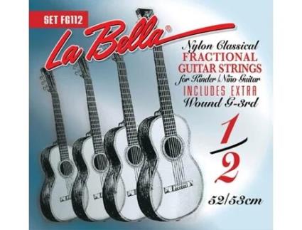 La Bella Conjunto de Cordas Clássico Triplo Nylon Transparente & Amp; Baixos Ci