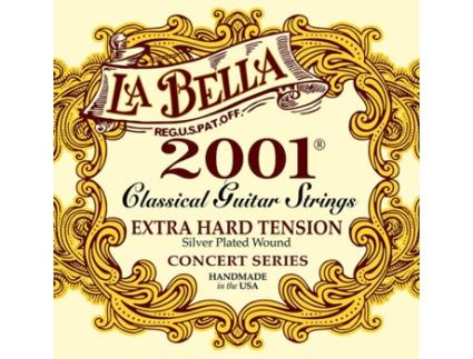 La Bella Conjunto de Cordas Clássico Profissional Triplo Nylon Transparente &