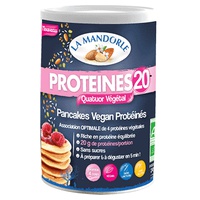 Panquecas Proteínas Vegan 20 250 g - La Mandorle