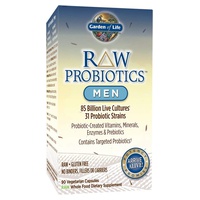 Raw probiotics para homem 90 cápsulas vegetais - Garden of Life