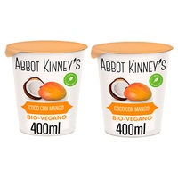 Pack iogurte de coco e manga 2 unidades de 400ml - Abbot Kinney's