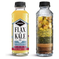 Paixão Simbiótica Kombuchá 400 ml - Flax & Kale