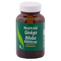 Ginkgo Biloba 30 cápsulas de 5000mg - Health Aid