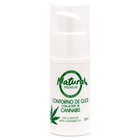 Contorno dos olhos com óleo de cannabis 15 ml de creme - Natura Premium