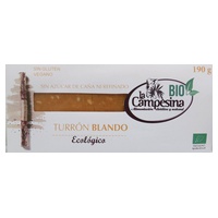 Nogado sem glúten orgânico e vegan suave 190 g (Amêndoa) - La Campesina