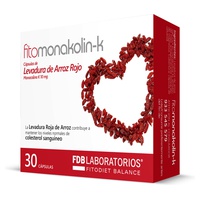 Fitomonakolin-k (Levedura de Arroz Vermelho) 30 cápsulas - Fdb