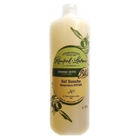 Gel de banho Verde alaranjado, com azeite de oliva ORGÂNICO 1 L de gel - Rampal Latour