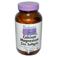 Cálcio Magnésio Zinco com Vitamina D3 60 cápsulas - Bluebonnet