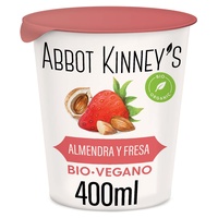 Iogurte de amêndoa e morango delícia diária bio 400 ml - Abbot Kinney's