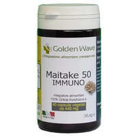 Maitake 50 Immuno 60 cápsulas vegetais de 440mg - Golden Wave