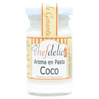 Aroma de Coco Massa Emulsão sem glúten 50 g - Chefdelice