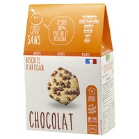 Biscoitos Pepitas de Chocolate Bio 100 g - CINQ SANS