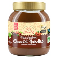 Creme de chocolate com avelã 750 g - Mamie Bio