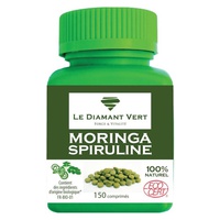 Moringa & Spirulina Bio 150 comprimidos - Le Diamant Vert