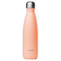 Frasco de aço inoxidável de parede única 500ml rosa pastel 260 ml - Qwetch