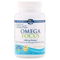 Omega Focus 60 pérolas - Nordic Naturals