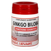 Ginkgo biloba 60 cápsulas vegetais de 265mg - Tradition Du Soleil Levant