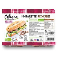 Mini paus de linho e girassol 2 unidades de 200g - Céliane Gluten Free