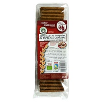 Cookies ecológicos de espelta e gengibre 190 g - El Horno de Leña