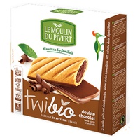 Lanche Twibio Chocolate 6 unidades de 25g - Le Moulin du Pivert