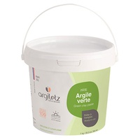 Argila verde pronta para usar 1 kg de creme - Argiletz