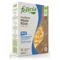 Fusilloni de milho e arroz orgânico 250 g - Felicia Bio